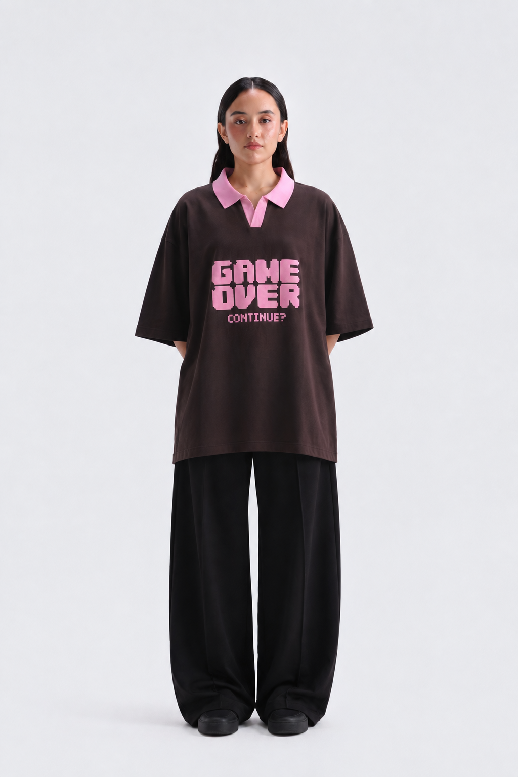 Chocolate Oversized Tee