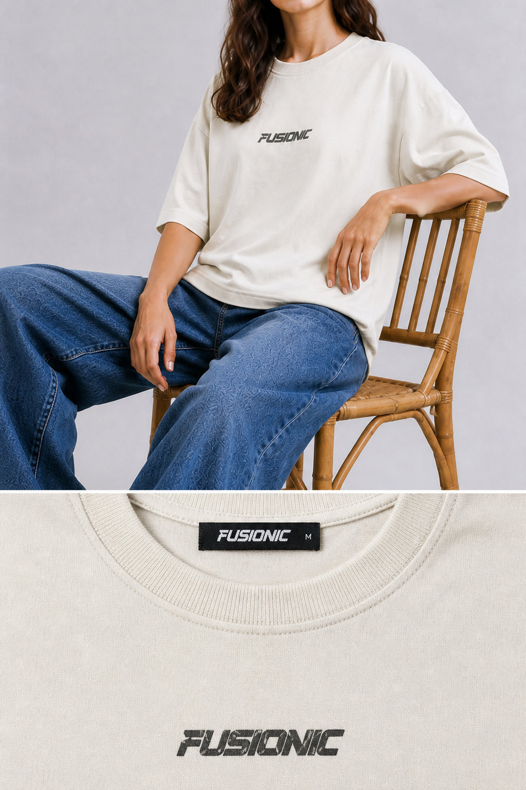 Basic Off White Tee
