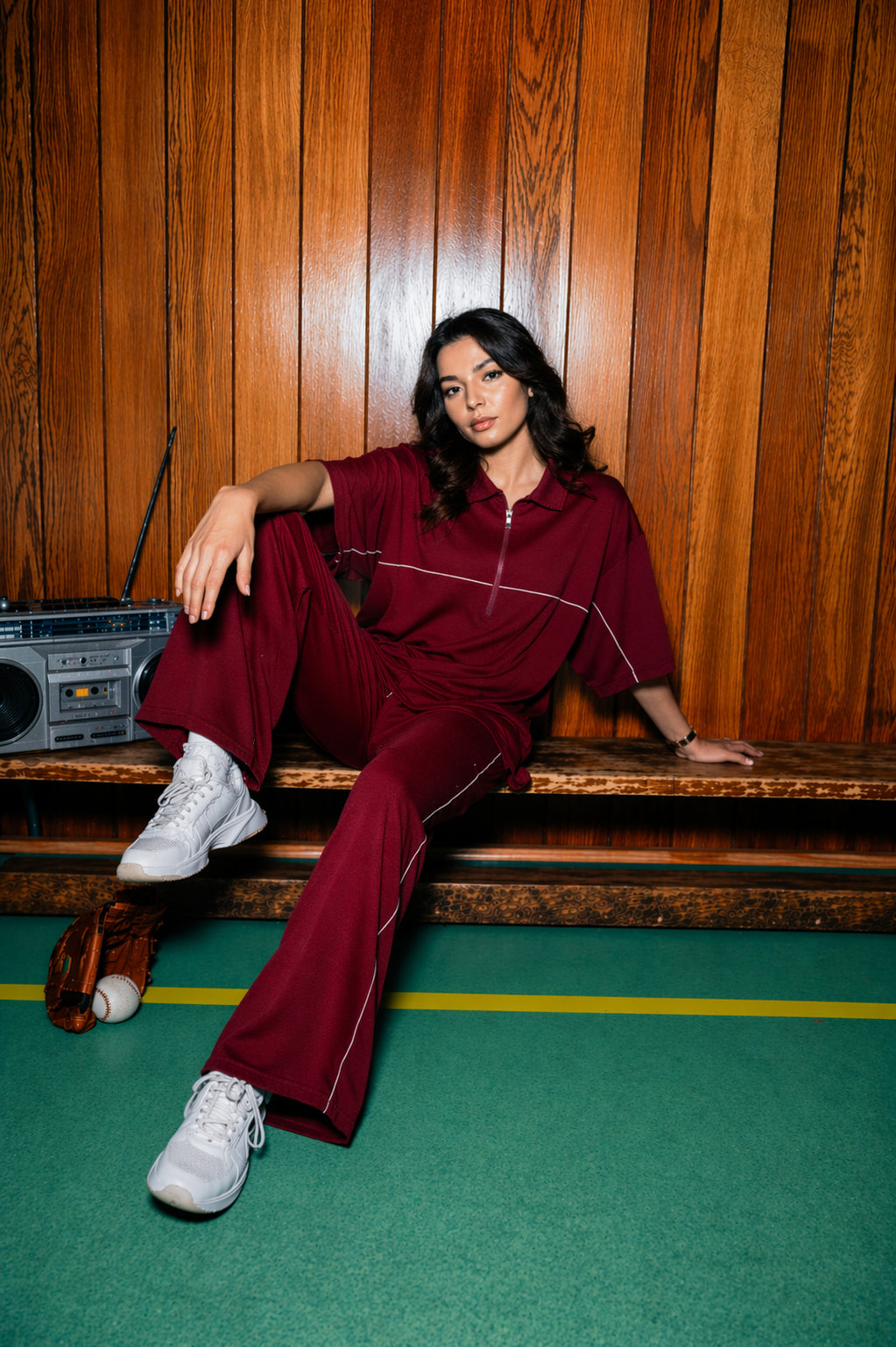 Deep Maroon Coord Set