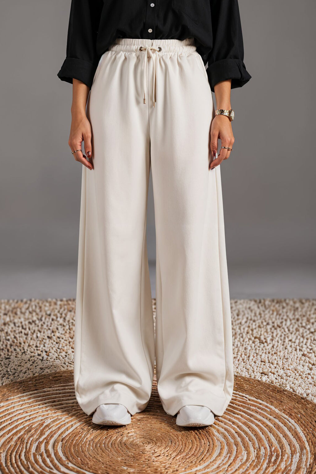 Off White Baggy Trouser