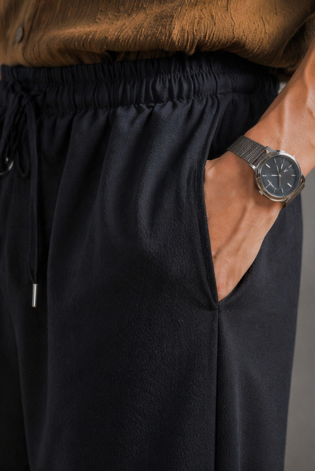 Black Relaxed Trouser Men