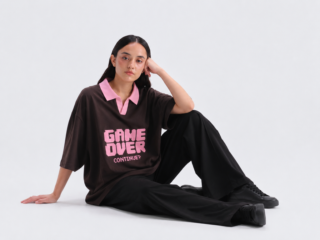 Chocolate Oversized Tee