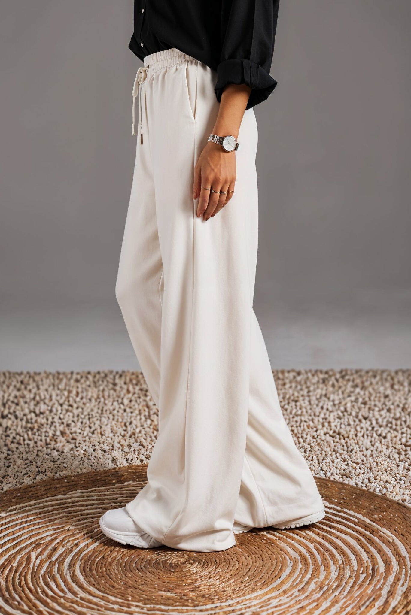 Off White Baggy Trouser