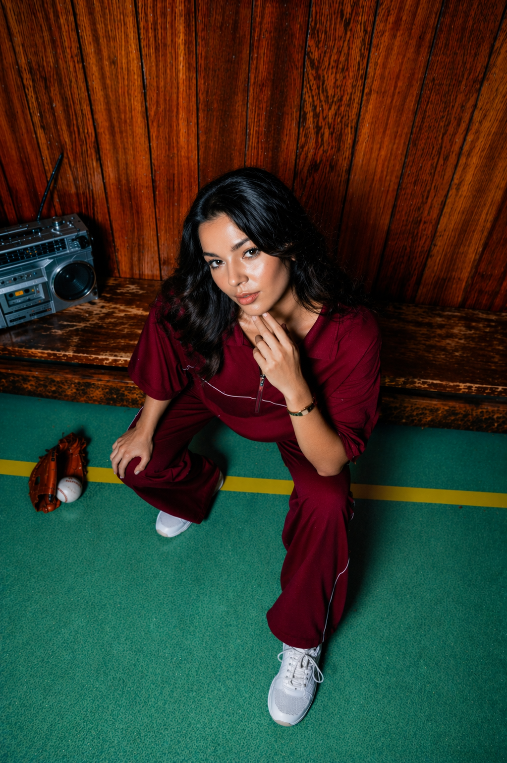 Deep Maroon Coord Set