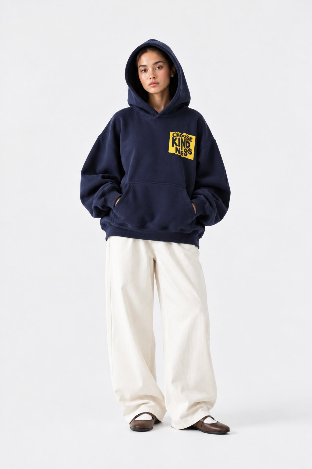 Navy Oversized Hoodie