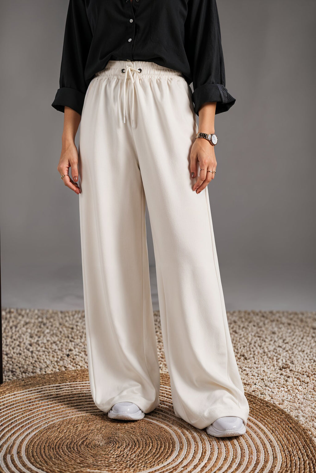 Off White Baggy Trouser