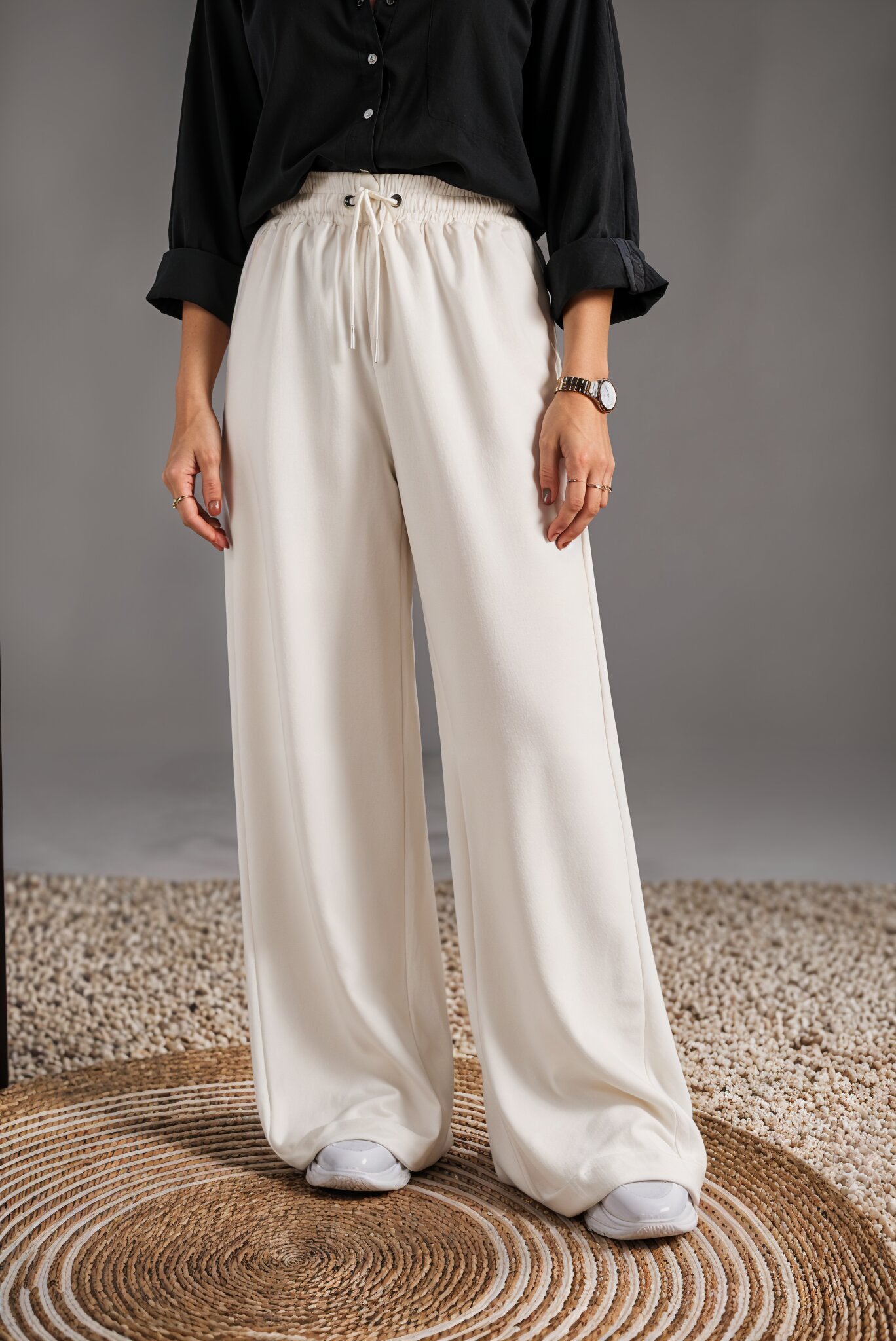 Off White Baggy Trouser