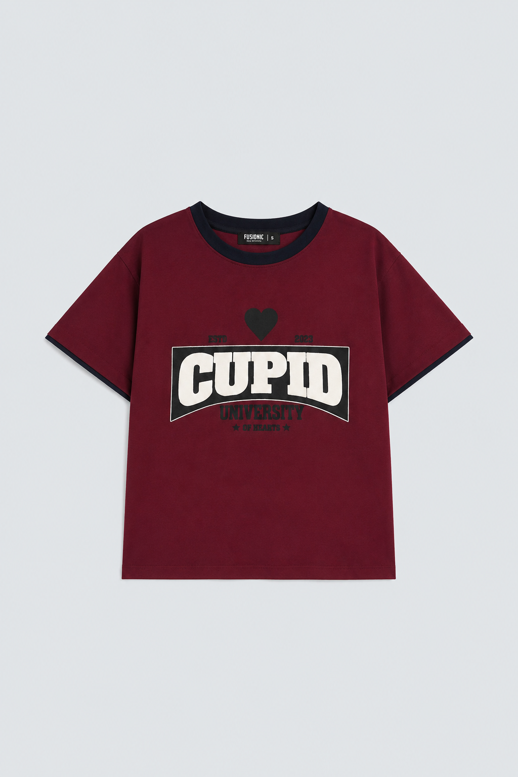Burgundy Oversized Tee