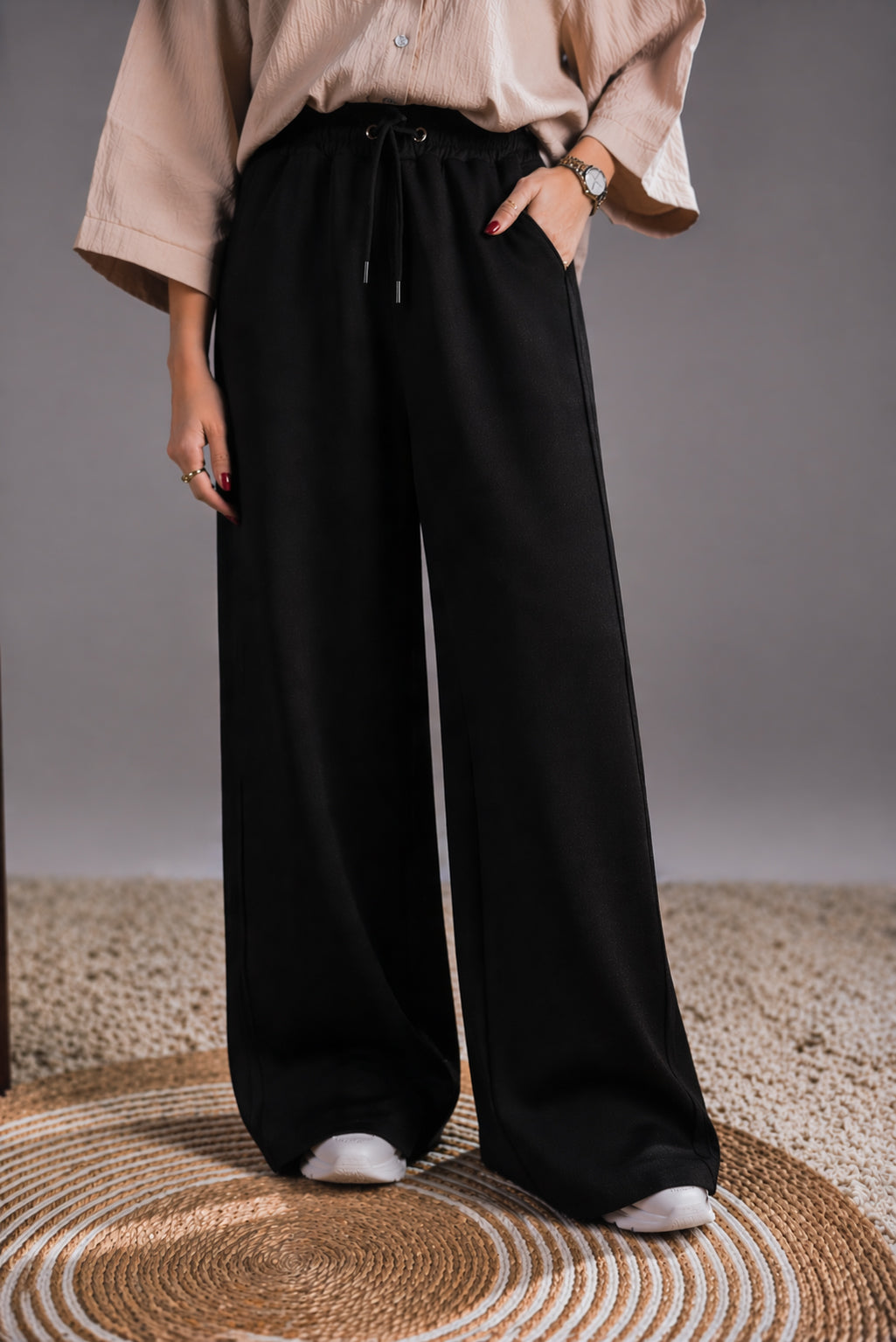 Black Baggy Trouser