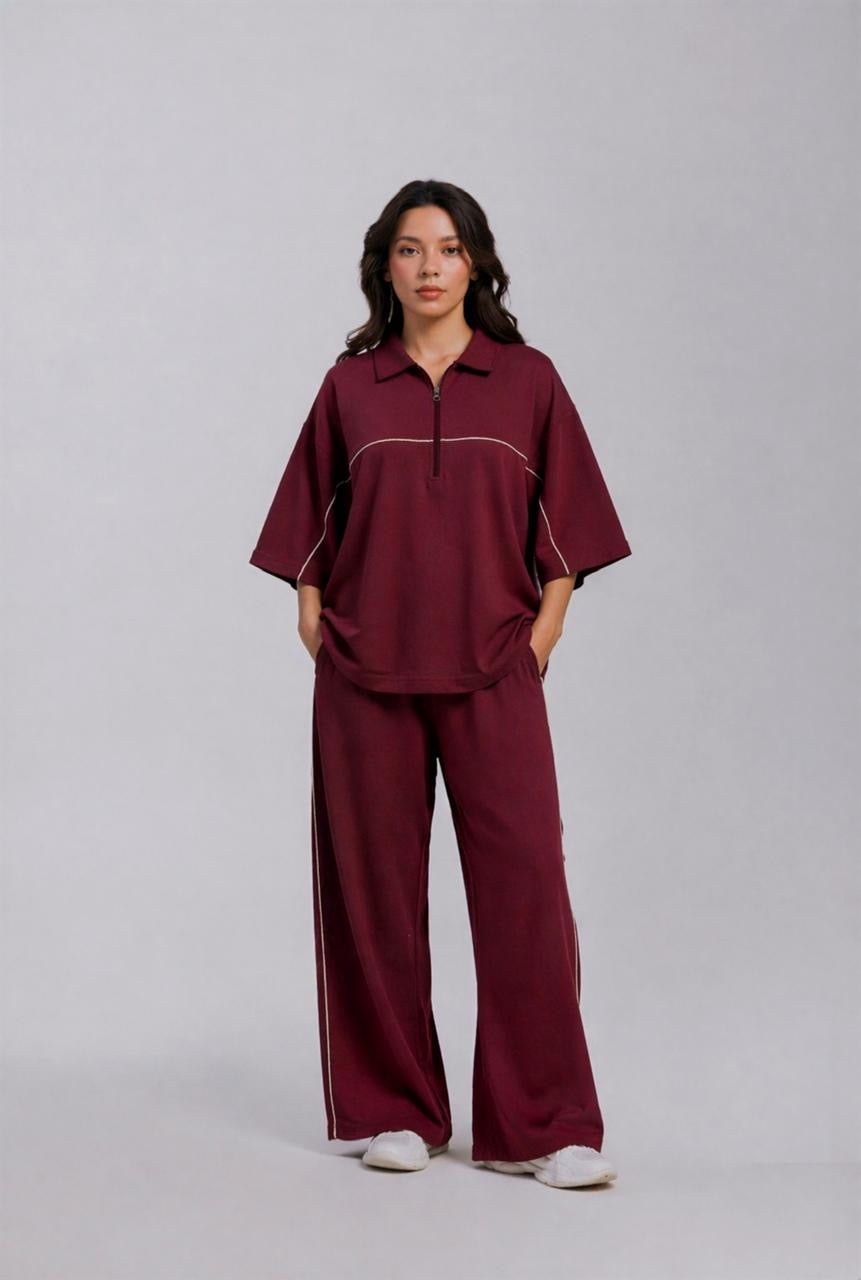 Deep Maroon Coord Set