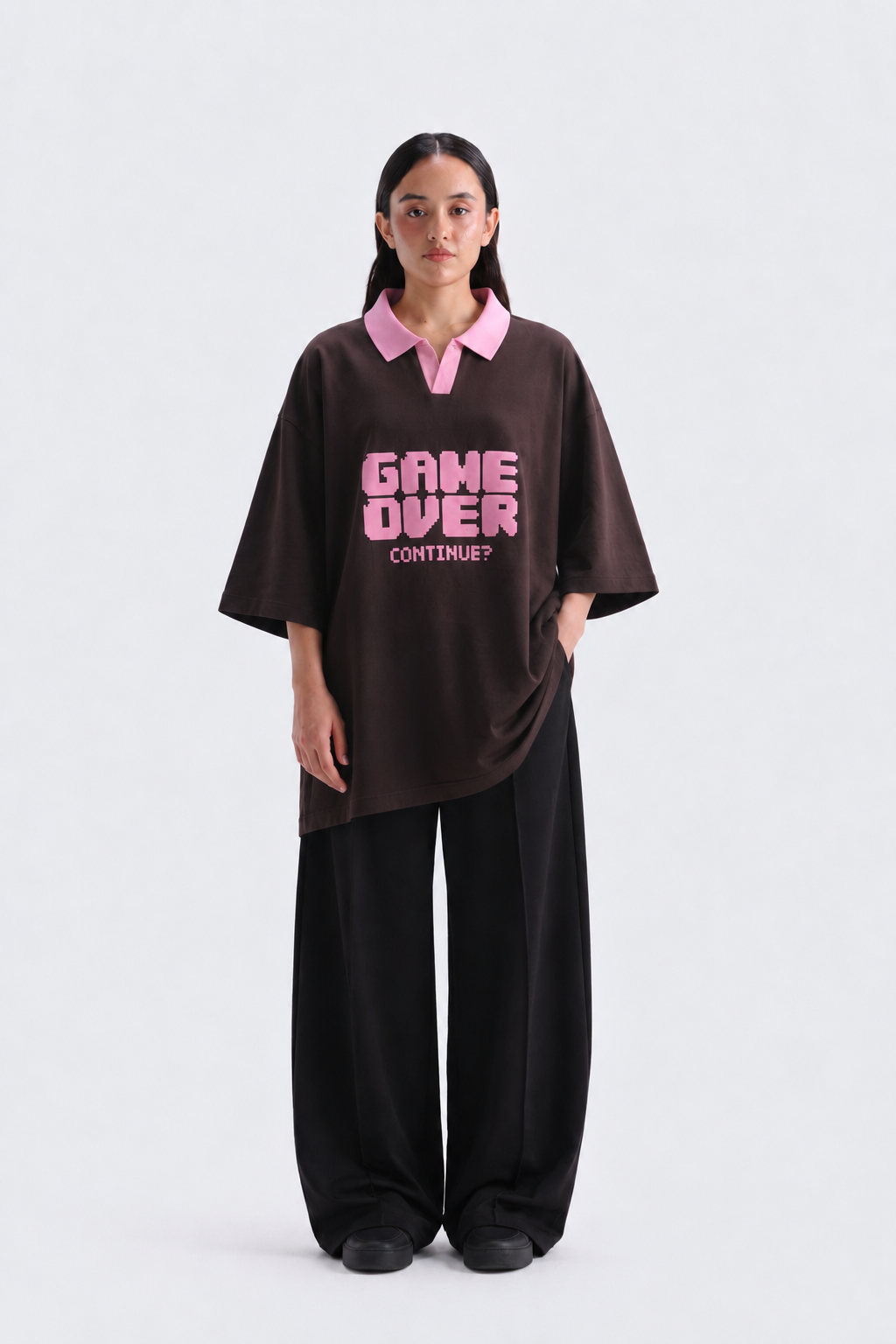 Chocolate Oversized Tee