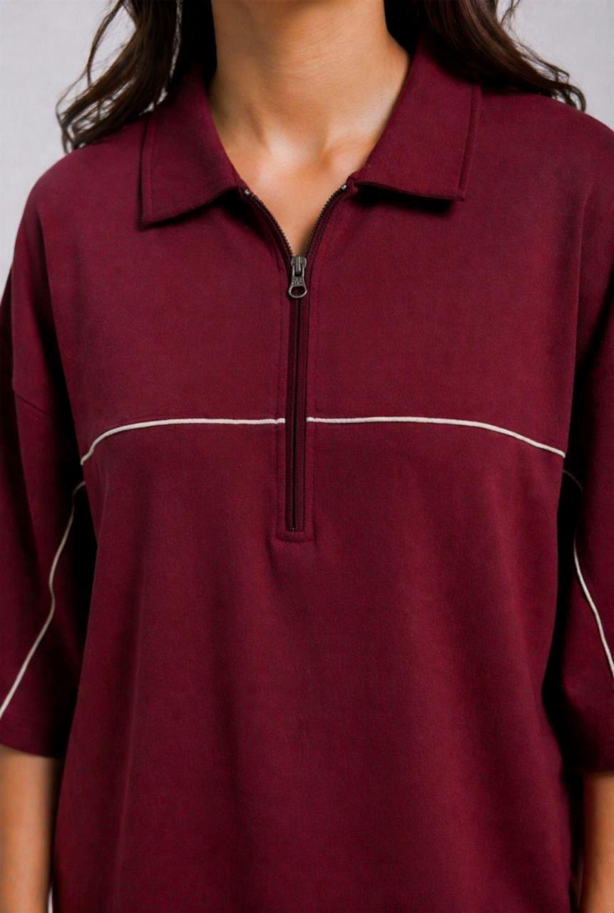 Deep Maroon Coord Set