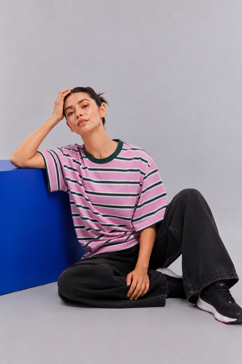 Pink Striped Tee