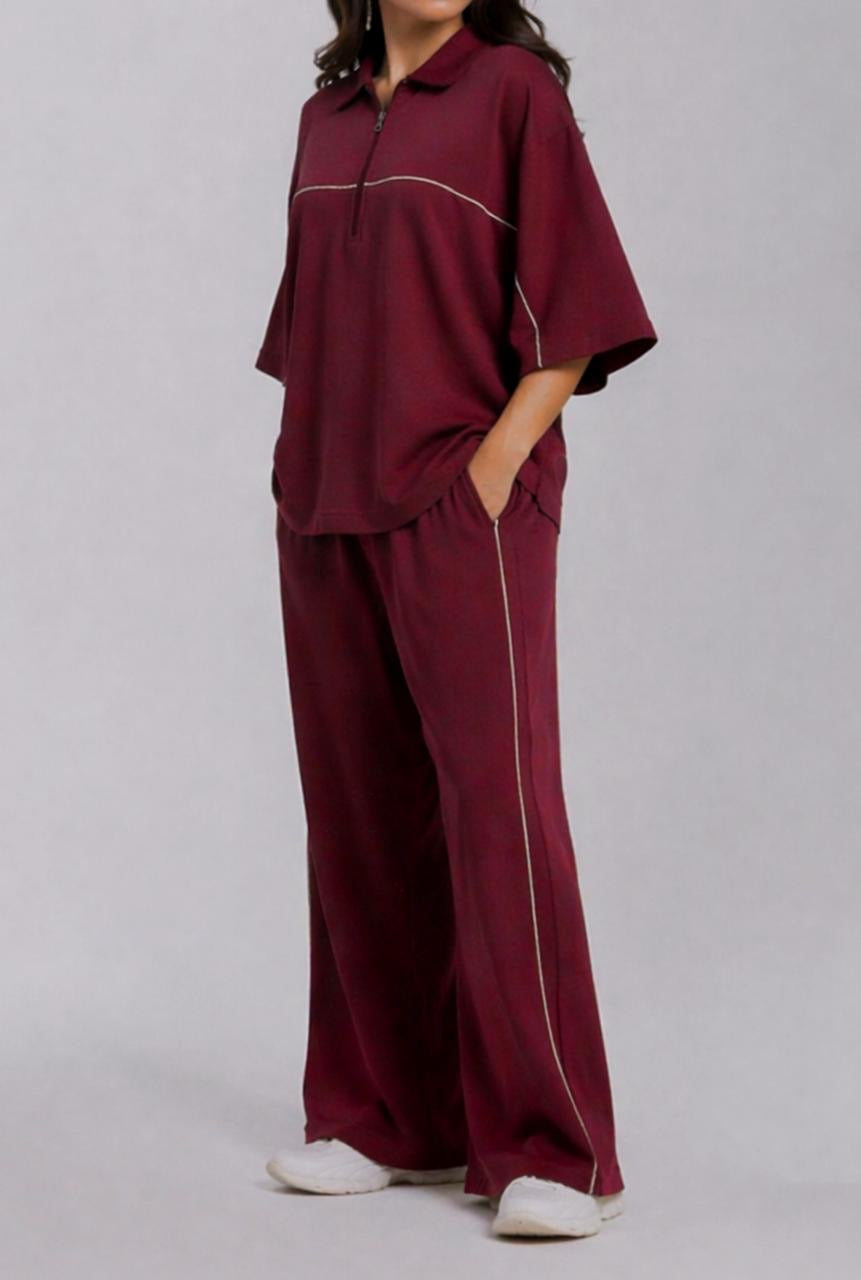 Deep Maroon Coord Set