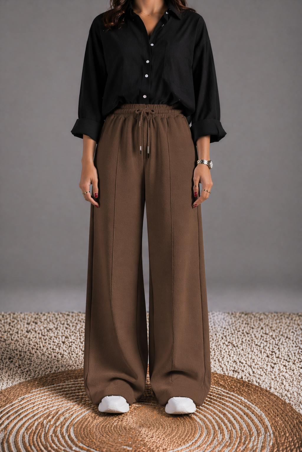Brown Baggy Trouser