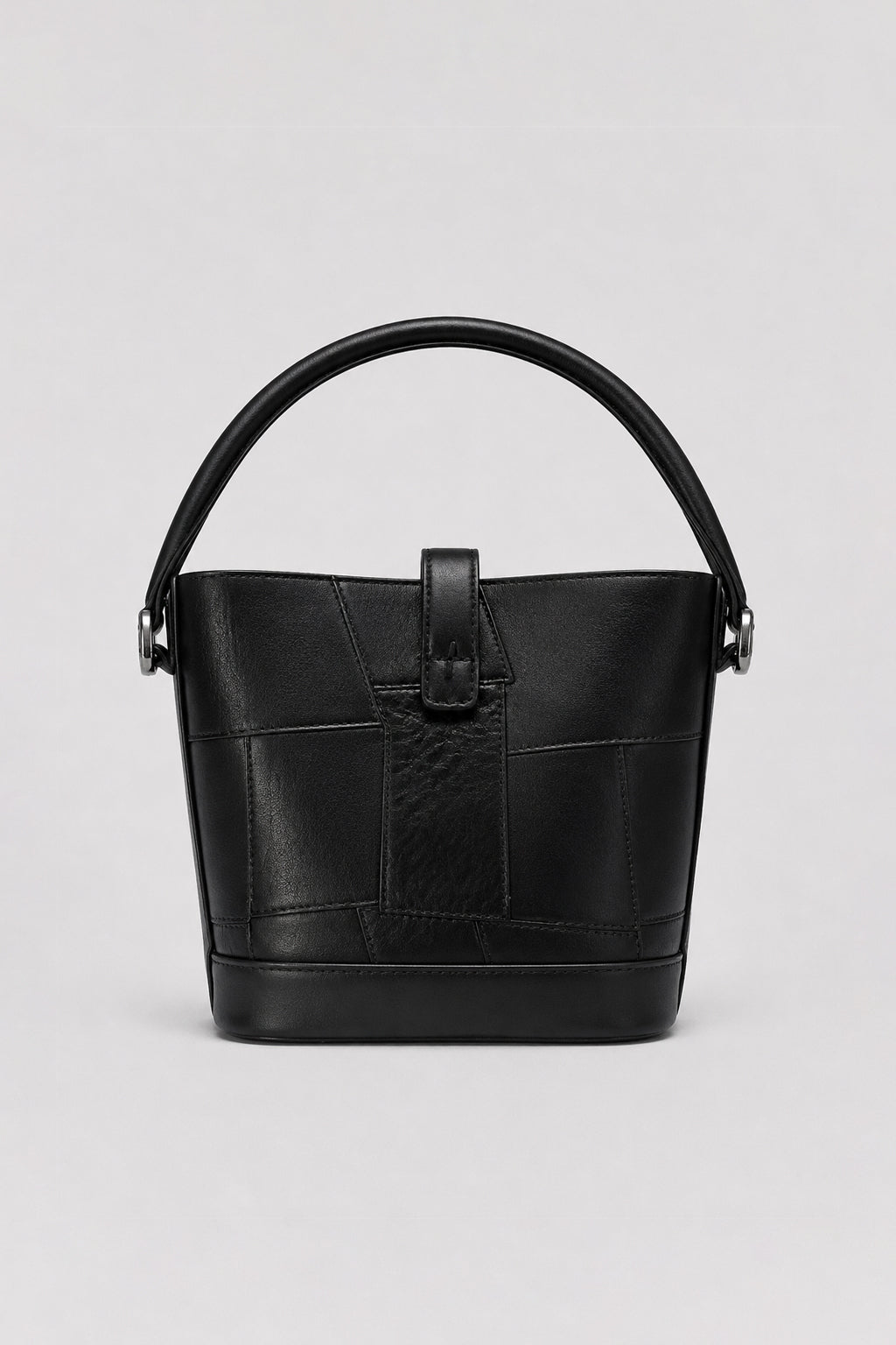 Black Bucket Hand Bag