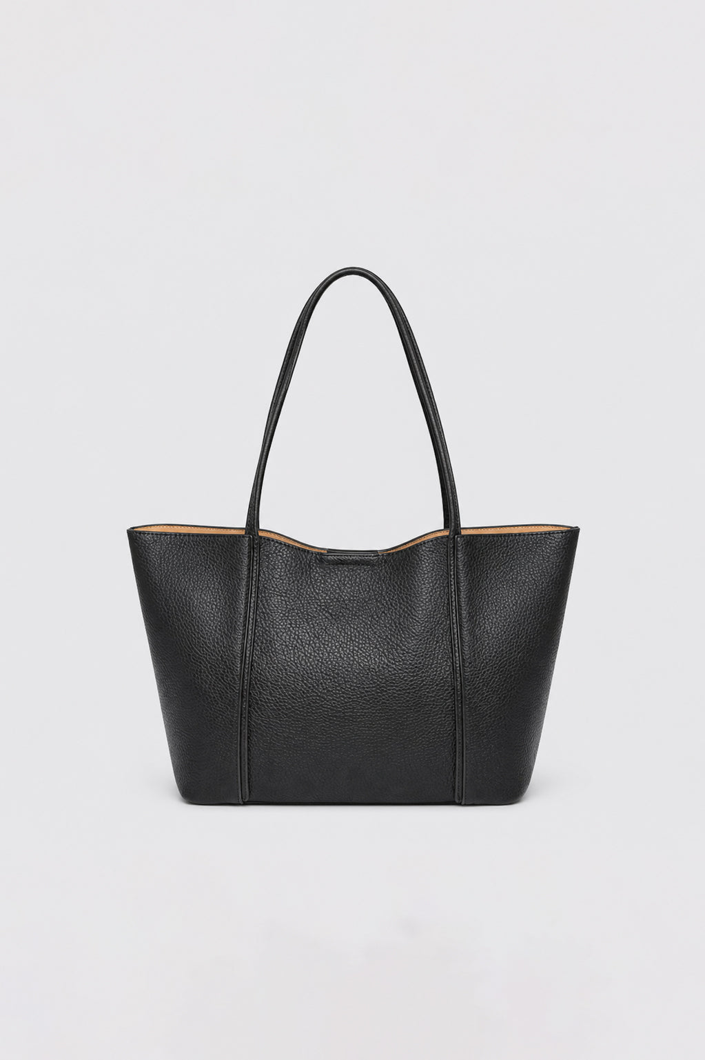 Black Pebbled Tote
