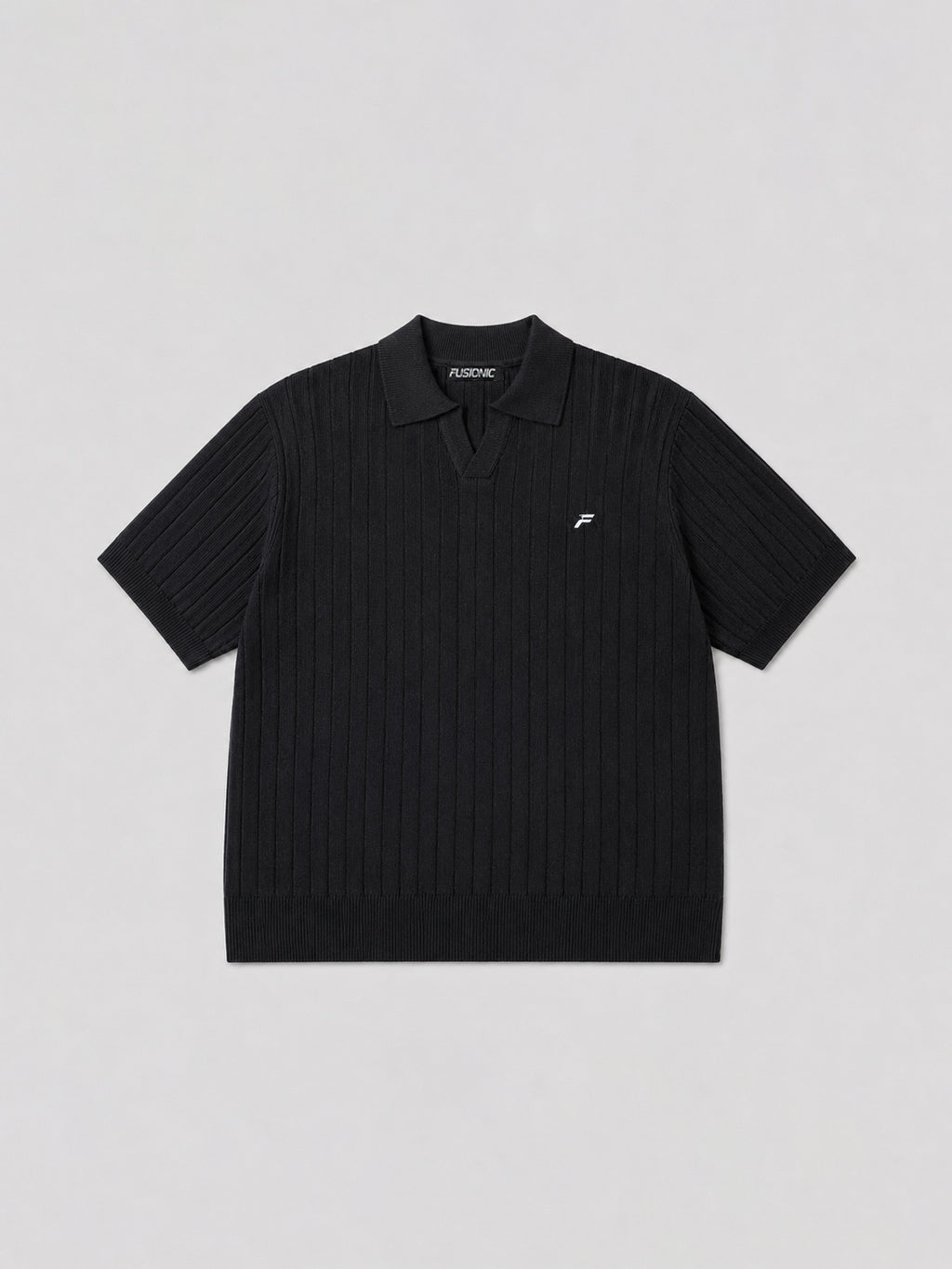 Black Drop Needle Knit Men