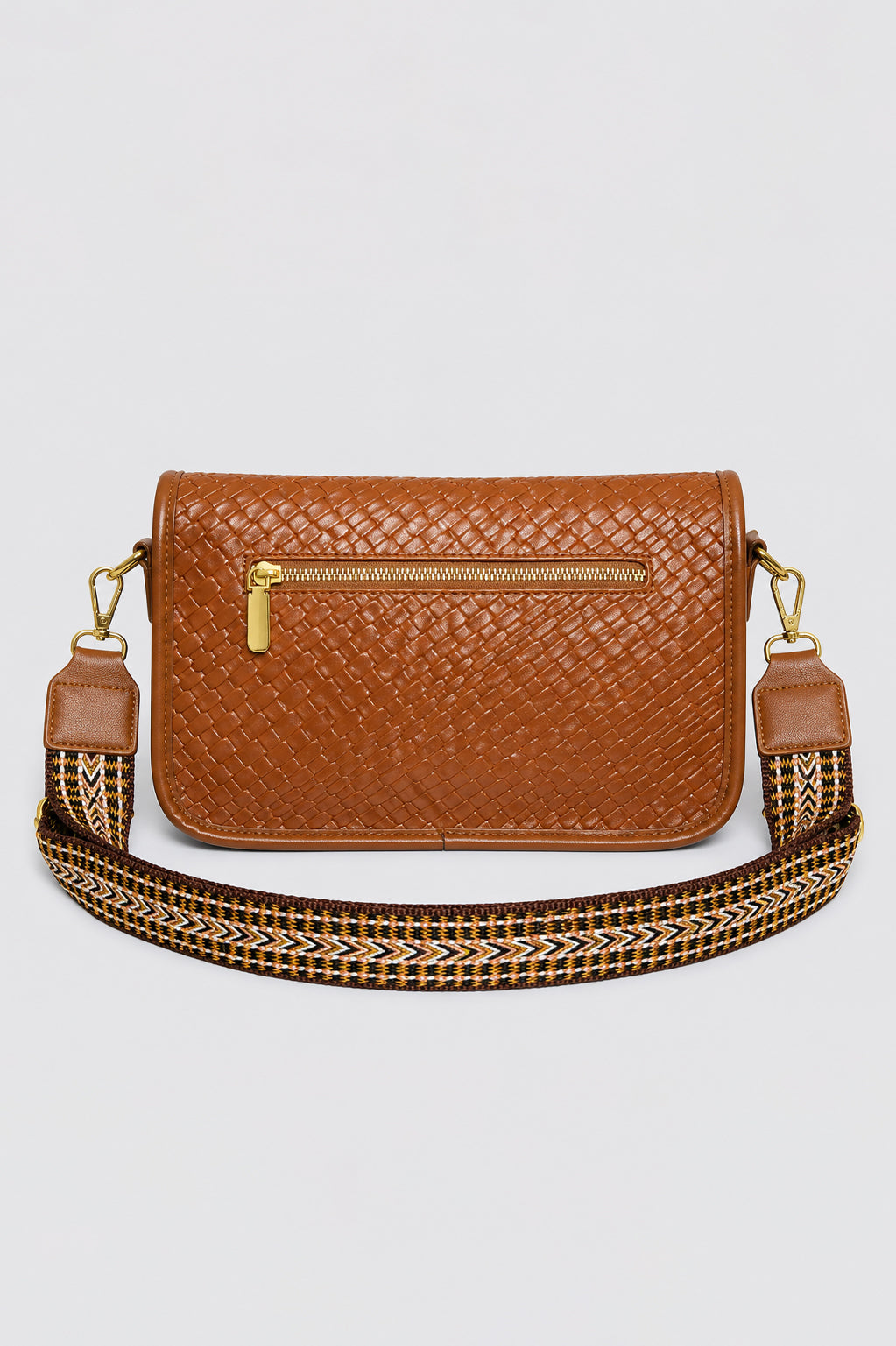 Brown Pebbled Cross Body