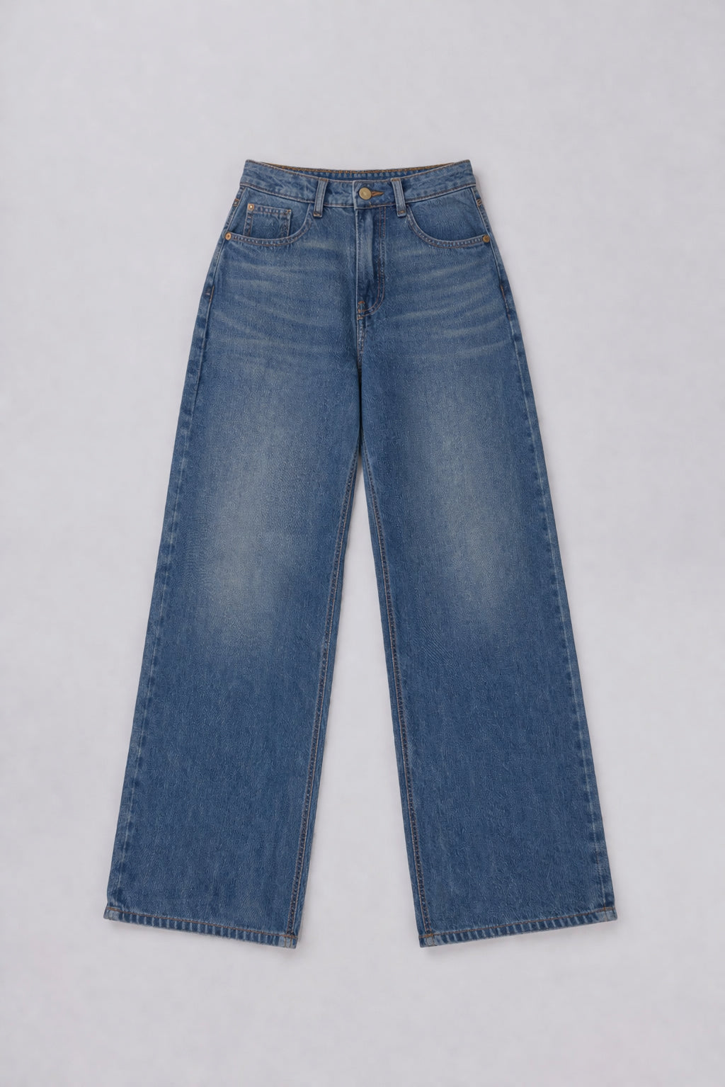 Vintage Blue Wide Leg Jeans