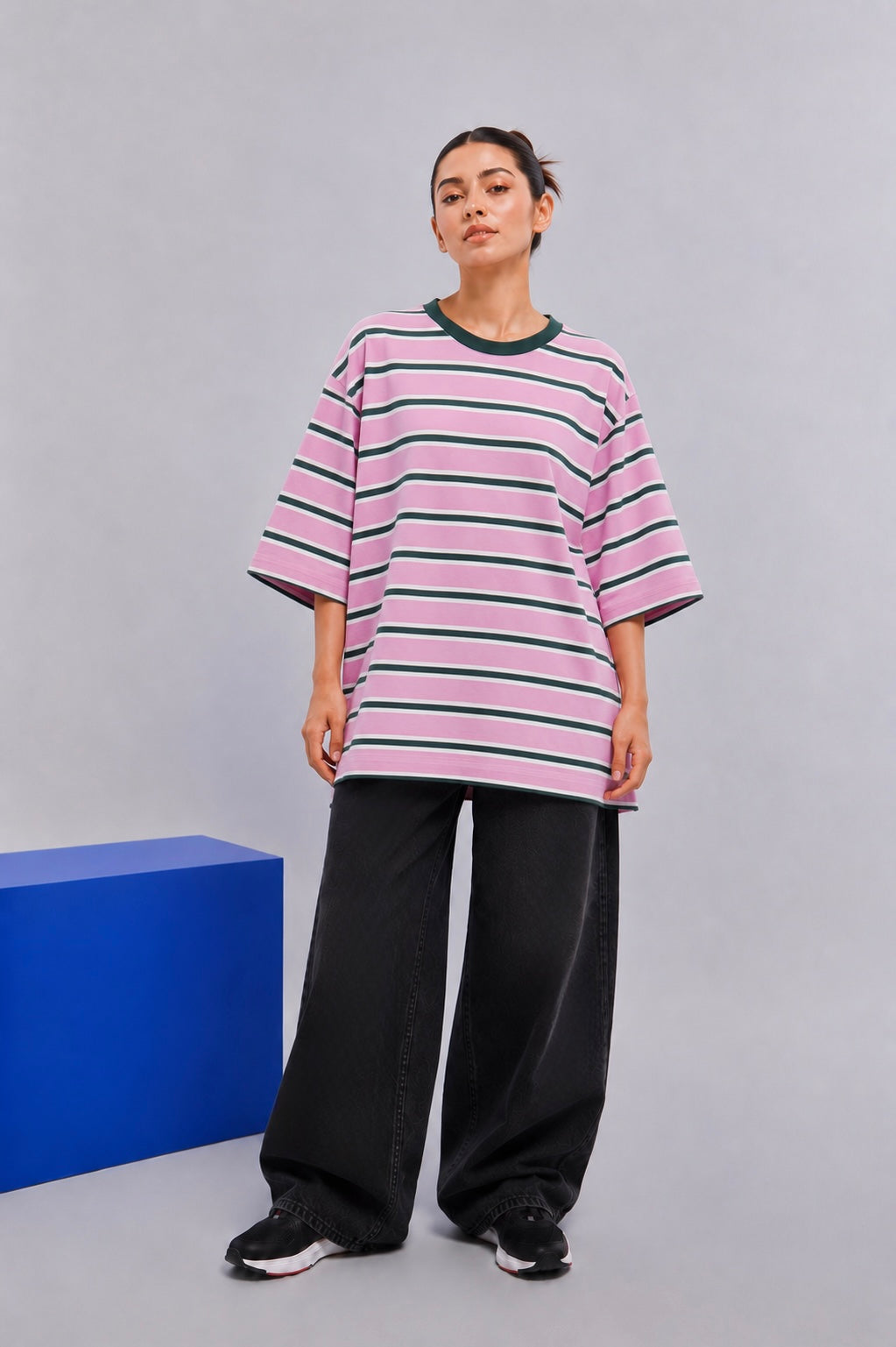 Pink Striped Tee