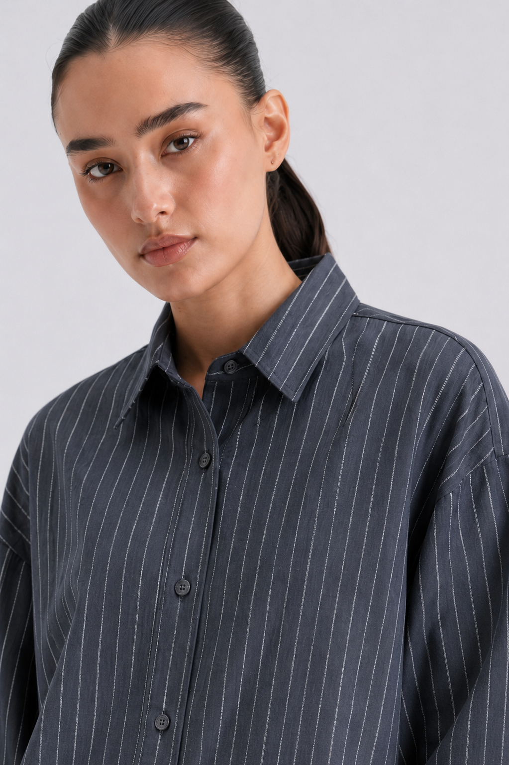 Navy Button Down Shirt