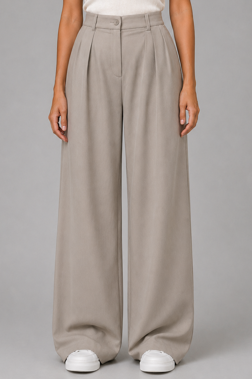 Taupe Tailored Pants