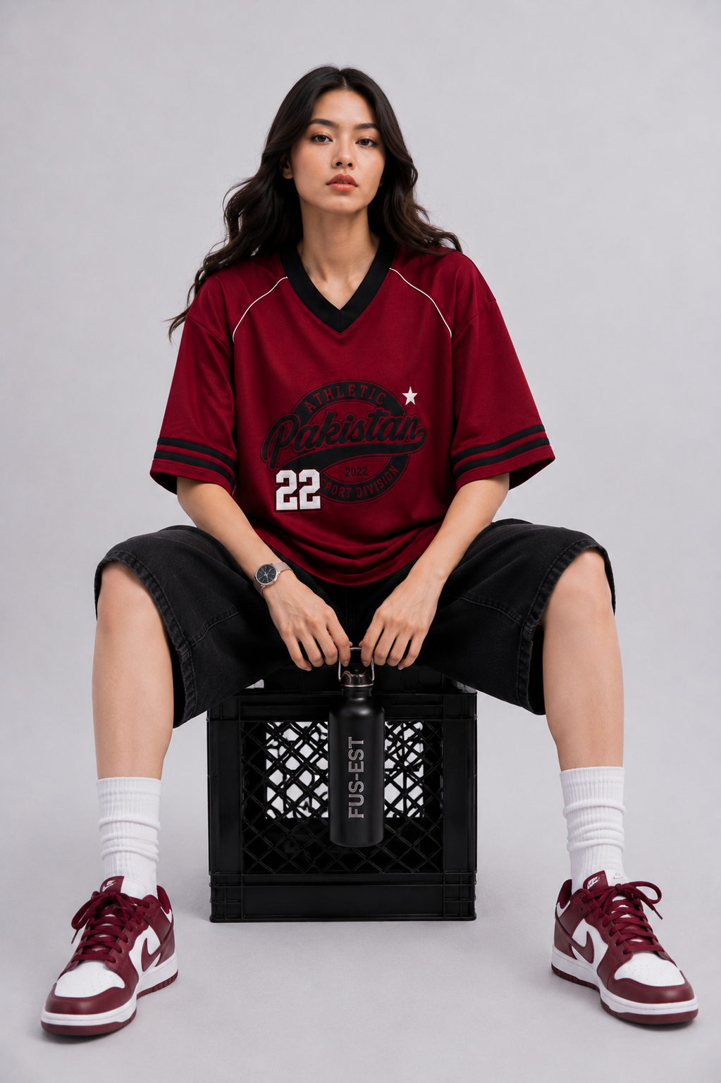 Crimson Varsity Tee