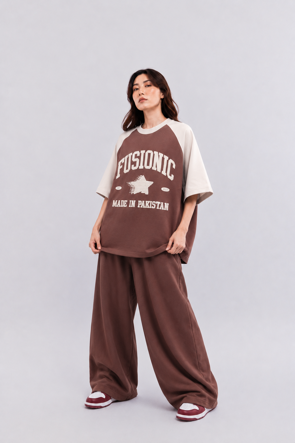Brown Oversized Tee
