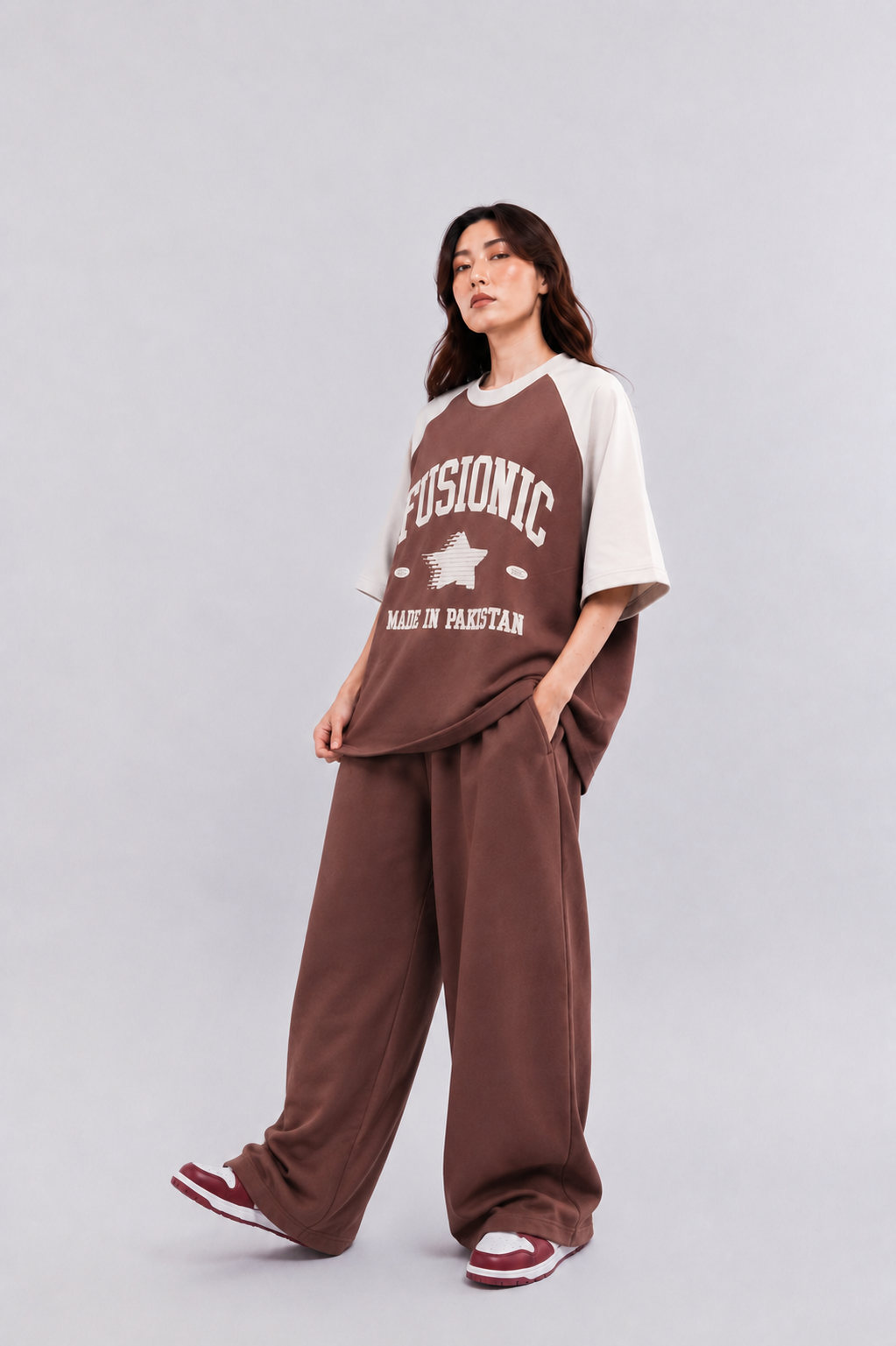 Brown Oversized Tee