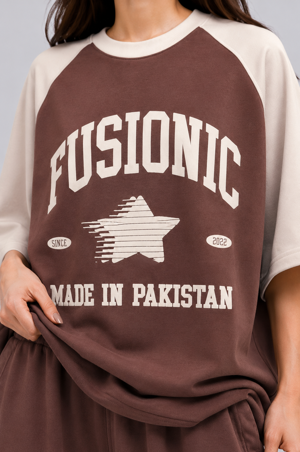 Brown Oversized Tee