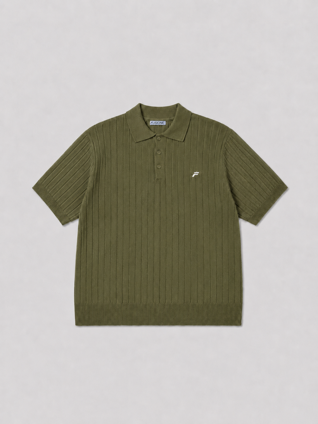 Olive Drop Needle Knit Men