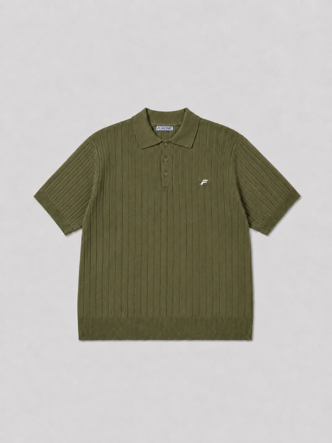 Olive Drop Needle Knit Men