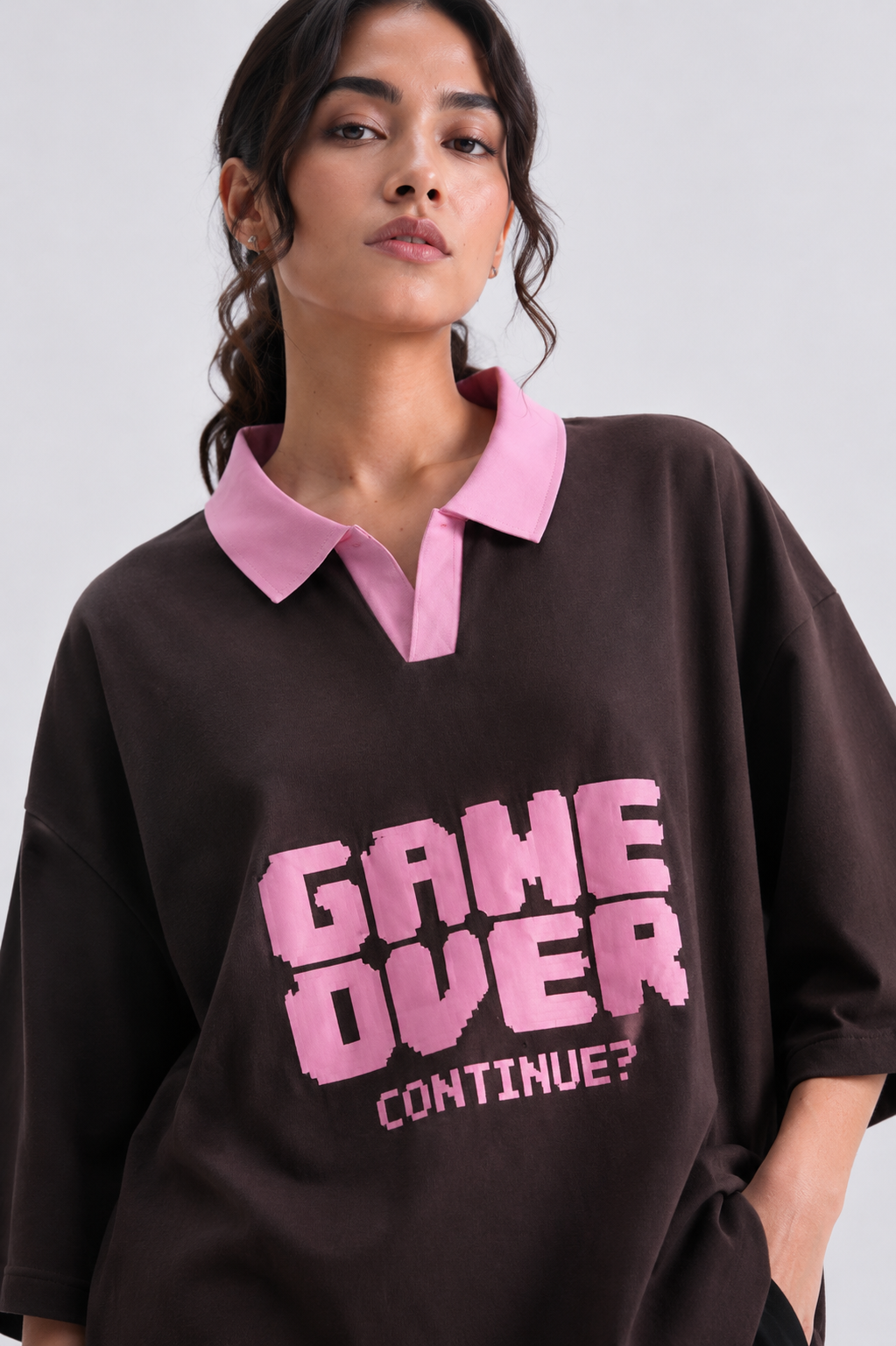 Chocolate Oversized Tee