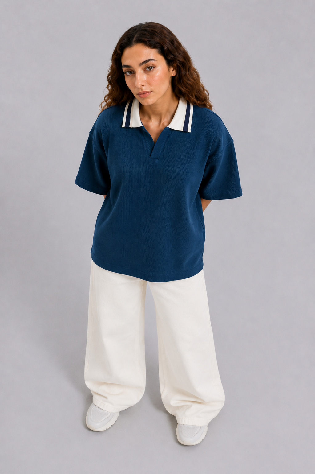 Steel Waffle Polo