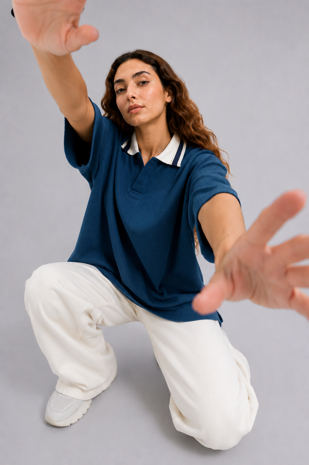 Steel Waffle Polo