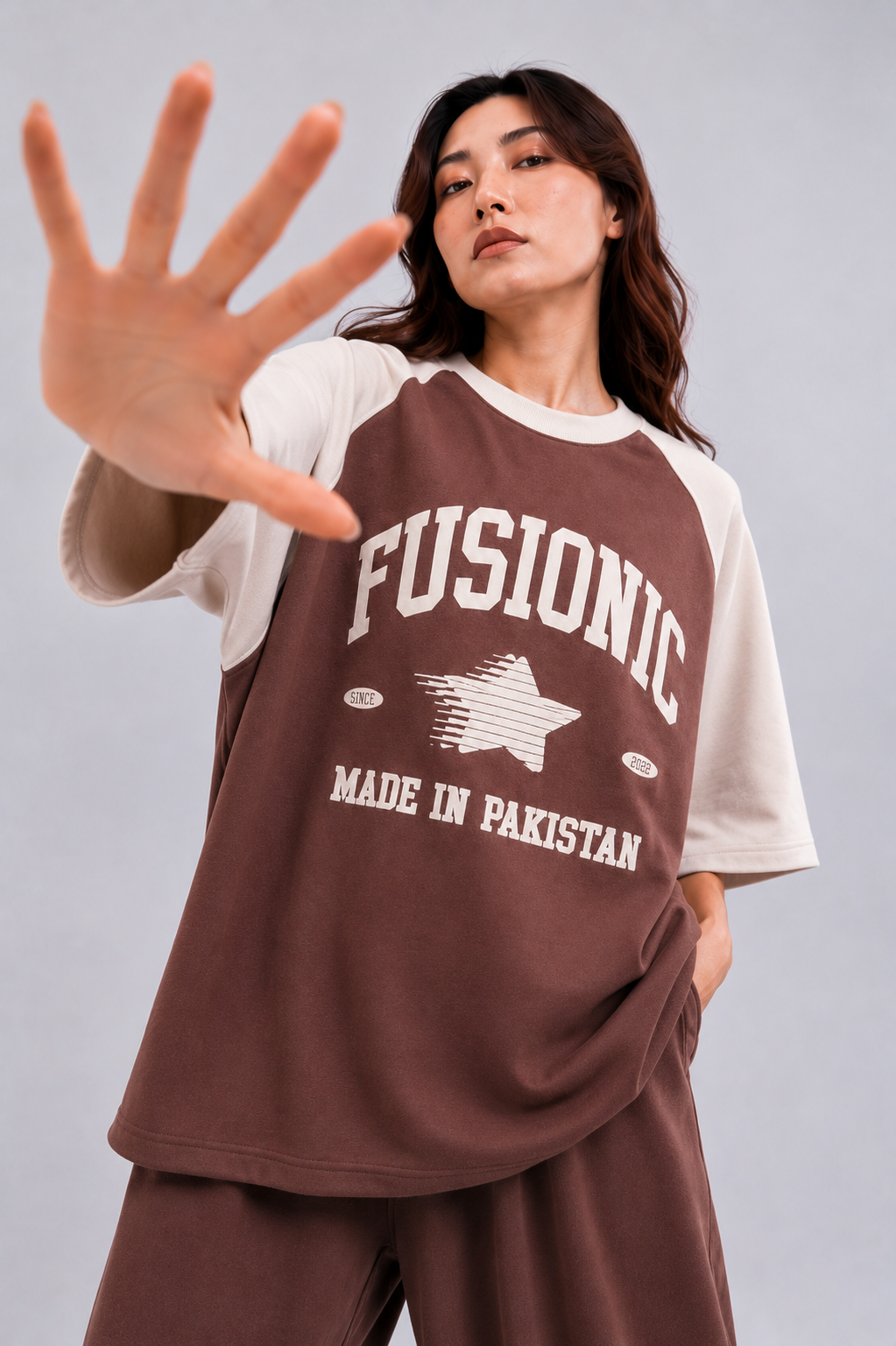 Brown Oversized Tee