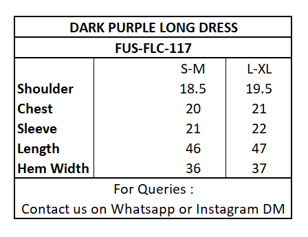 Dark Purple Long Dress