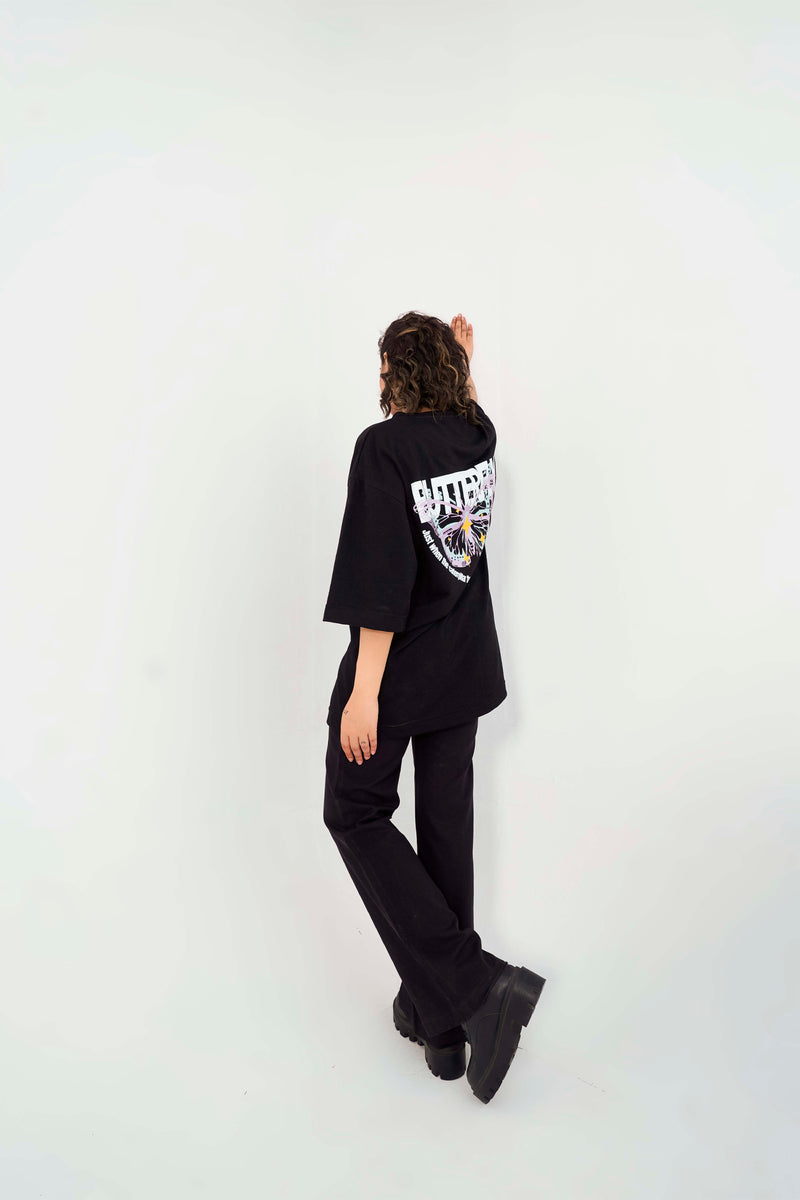 Black Oversized Tee