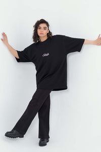 Black Oversized Tee