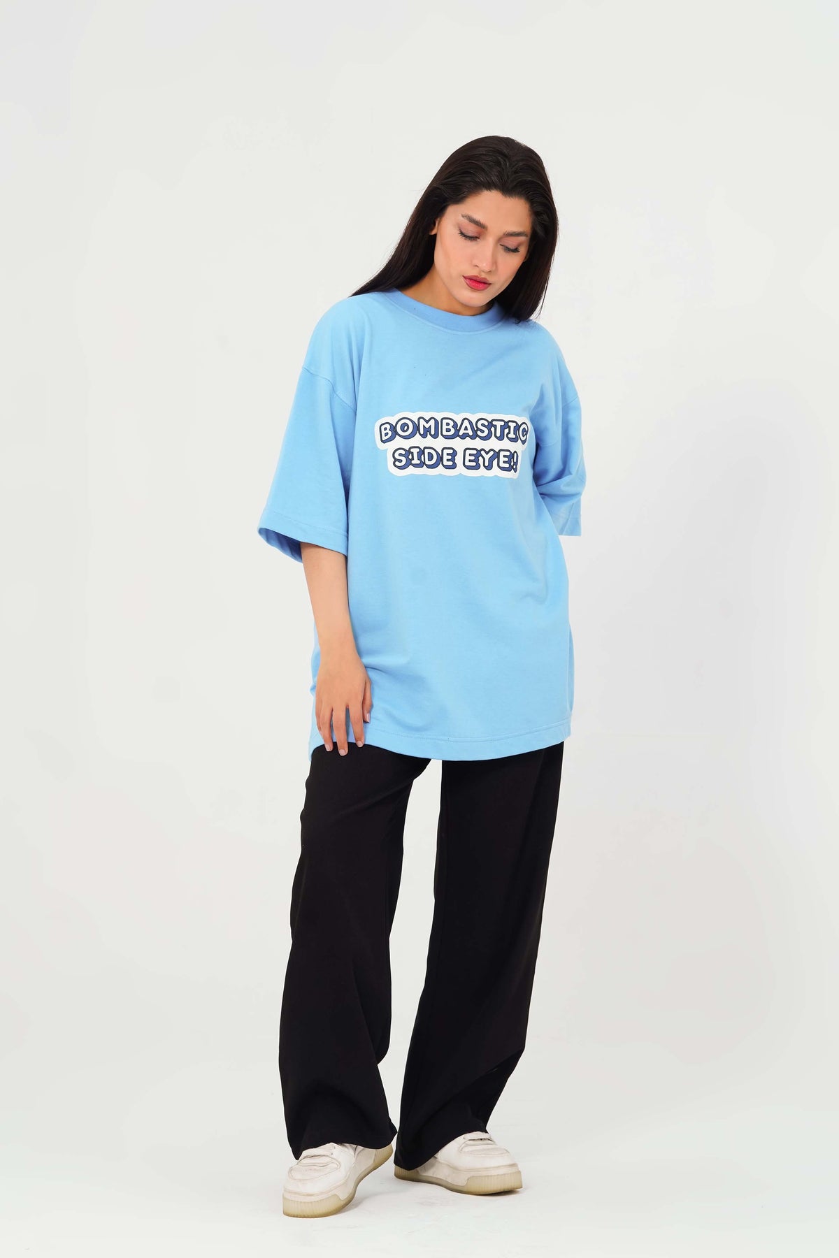 Light Blue Oversized Tee