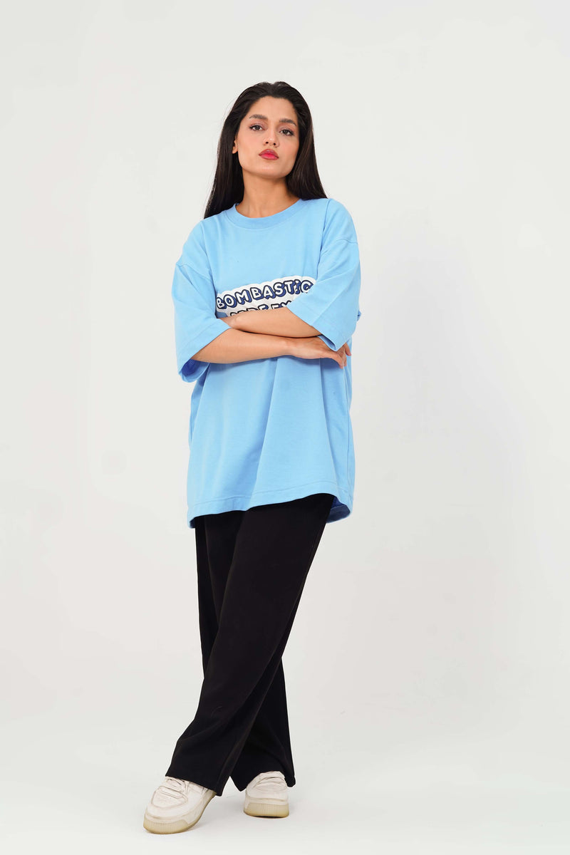 Light Blue Oversized Tee