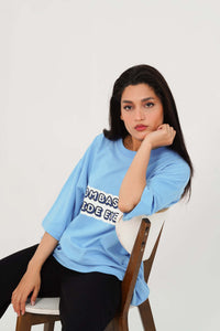 Light Blue Oversized Tee