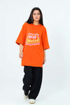 Orange Oversized Tee