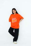 Orange Oversized Tee