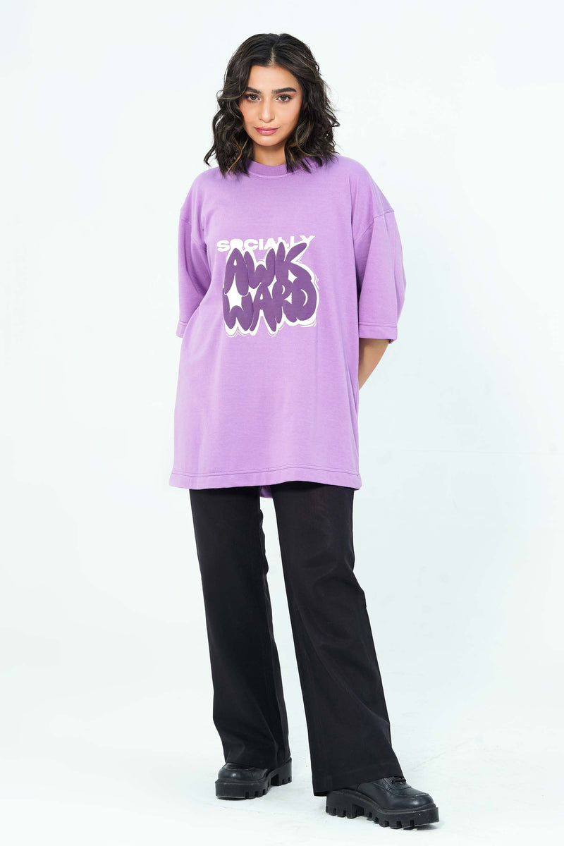 Lilac Oversized Tee