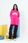 Hot Pink Oversized Tee