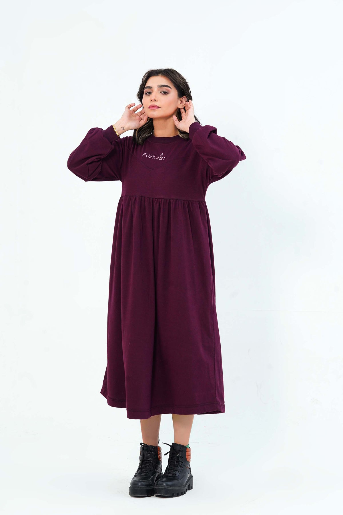 Maroon Long Dress