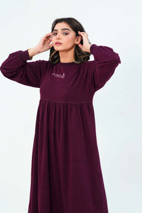 Maroon Long Dress