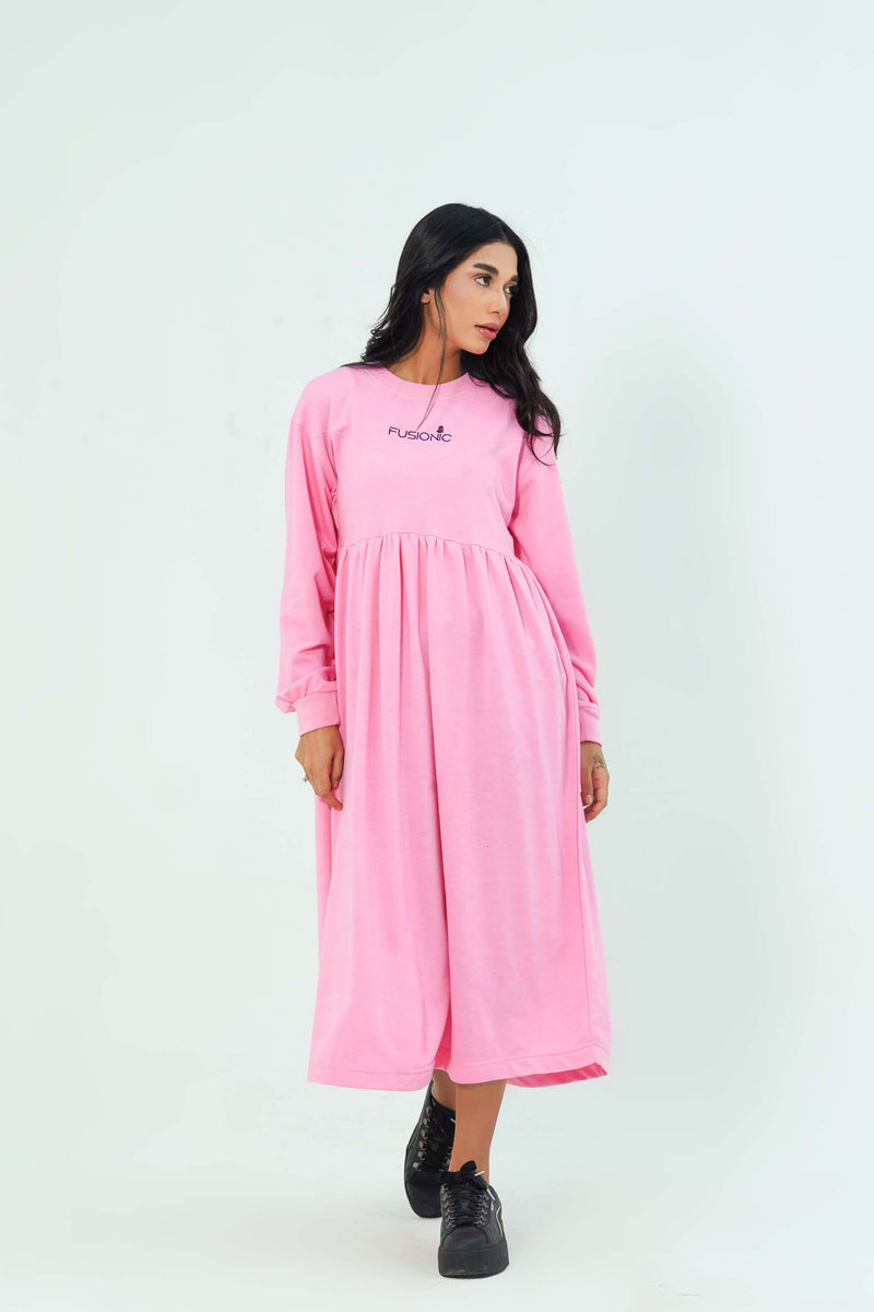 Baby Pink Long Dress